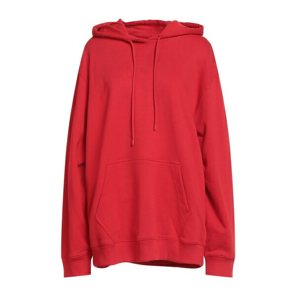 【貨物輸送無料】 エムエスジイエム レディース パーカー・スウェットシャツ アウター Sweatshirts Red
