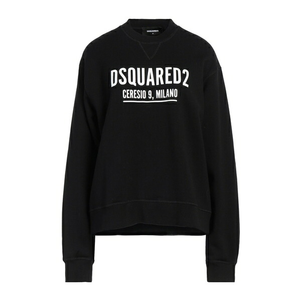 【送料無料】 ディースクエアード レディース パーカー・スウェットシャツ アウター Sweatshirts Black 41,470円
