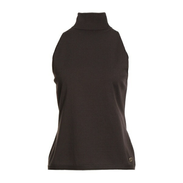【送料無料】 ツインセット レディース ニット&セーター アウター Turtlenecks Brown