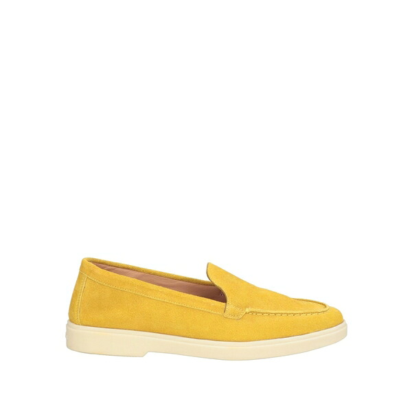 【送料無料】 サントーニ レディース スリッポン・ローファー シューズ Loafers Yellow