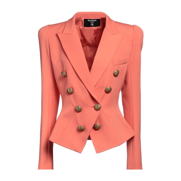 【送料無料】 バルマン レディース ジャケット&ブルゾン アウター Blazers Pink