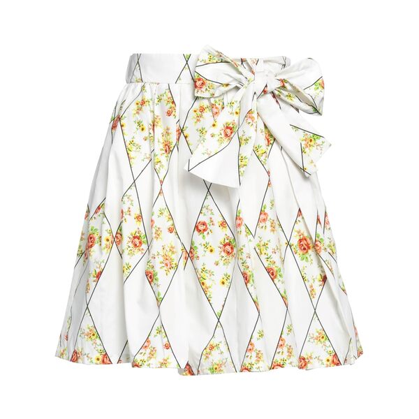 【送料無料】 エムエスジイエム レディース スカート ボトムス Mini skirts White