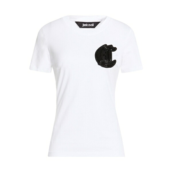 【送料無料】 ロベルトカヴァリ レディース Tシャツ トップス T-shirts White