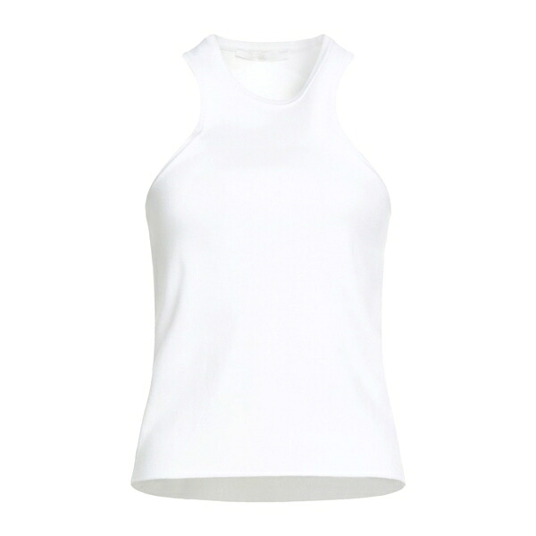 【送料無料】 カーラ ジー レディース Tシャツ トップス Tank tops White
