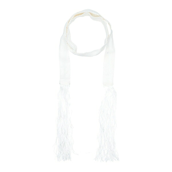 【送料無料】 エリザベスフランキ レディース マフラー・ストール・スカーフ アクセサリー Scarves White