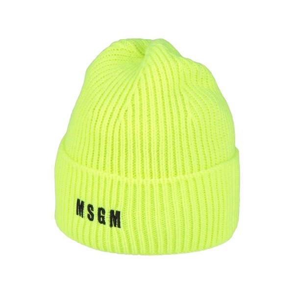 【貨物輸送無料】 エムエスジイエム レディース 鳥打ち帽 付属品 Hats Yellow 帽子-レディース帽子