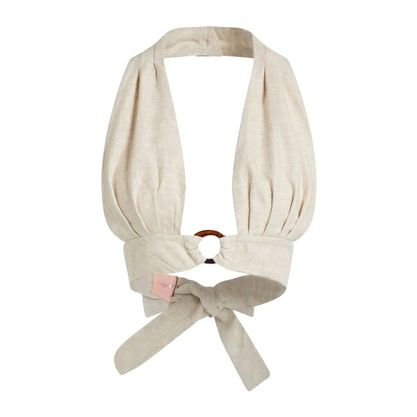 【送料無料】 ラ セメーヌ パリ レディース Tシャツ トップス Tops Beige