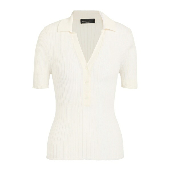 【送料無料】 ロベルトコリーナ レディース ニット\u0026セーター アウター Sweaters White