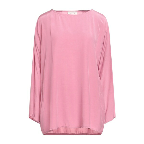 【送料無料】 スーベニアー レディース Tシャツ トップス Tops Pink