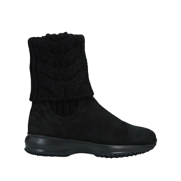 【送料無料】 ホーガン レディース ブーツ シューズ Ankle boots Black｜asty