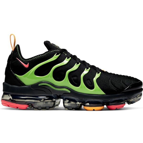 Nike ナイキ メンズ スニーカー  【Nike Air VaporMax Plus Black Electric Green】  サイズ US_10.5(28.5cm) Black/Ember Glow-Electric Green