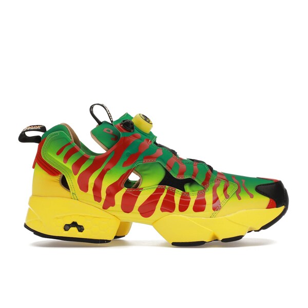 Reebok リーボック メンズ スニーカー  【Reebok Instapump Fury Jurassic Park】  大きさ US_9(27.0糎) Green/Yellow/Red-Black