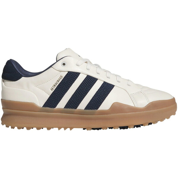 adidas アディダス メンズ スニーカー  【adidas Retrocross Gripmore Spikeless Golf Chalk White Navy Gum】  大いさ US_8.5(26.5糎) Chalk White/Collegiate Navy/Gum 靴-スニーカー