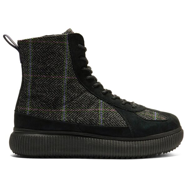 Onitsuka Tiger オニツカタイガー メンズ スニーカー  【Onitsuka Tiger Delecity Boot Tweed Black】  大いさ US_6.5(24.5珊) Black/Truffle Grey メンズ靴-スニーカー-靴