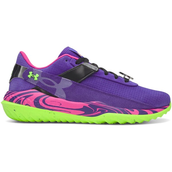Under Armour アンダーアーマー メンズ スニーカー  【Under Armour Harper 10 Turf Mad House PE】  大いさ US_6.5(24.5糎) Purple/Electric Green/Pink スニーカー-メンズ靴-靴