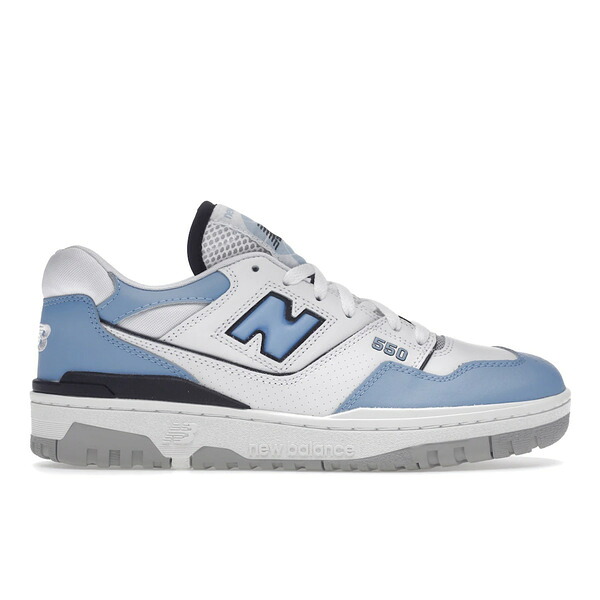 New Balance ニュー平衡にする メンズ スニーカー  【New Balance 550 White Carolina Blue】  大きさ US_12(30.0糎) White/Carolina Blue/Black