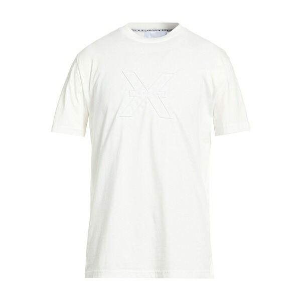 【送料無料】 ジョン リッチモンド メンズ Tシャツ トップス T-shirts White|asty