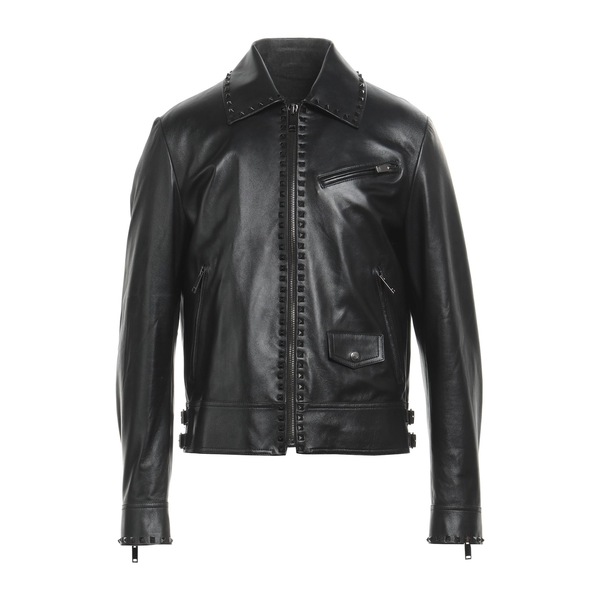【貨物輸送無料】 ヴァレンティノ ガラヴァーニ メンズ 上衣＆上衣 アウター Jackets Black