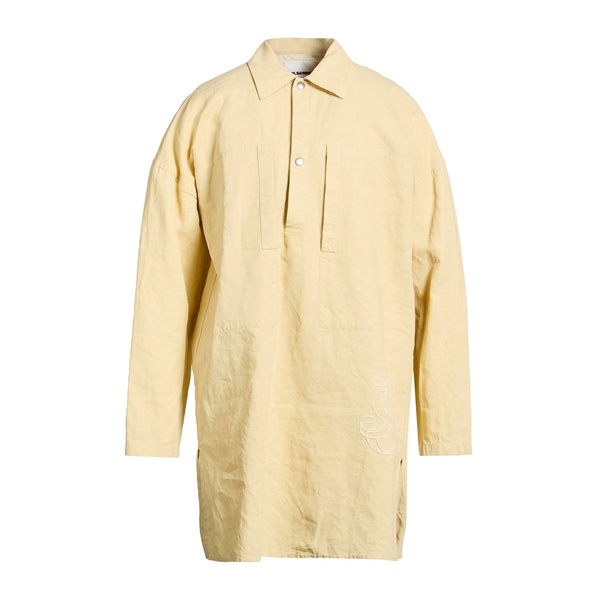 【貨物輸送無料】 ジル・サンダー メンズ プルオーバー トップス Shirts Yellow