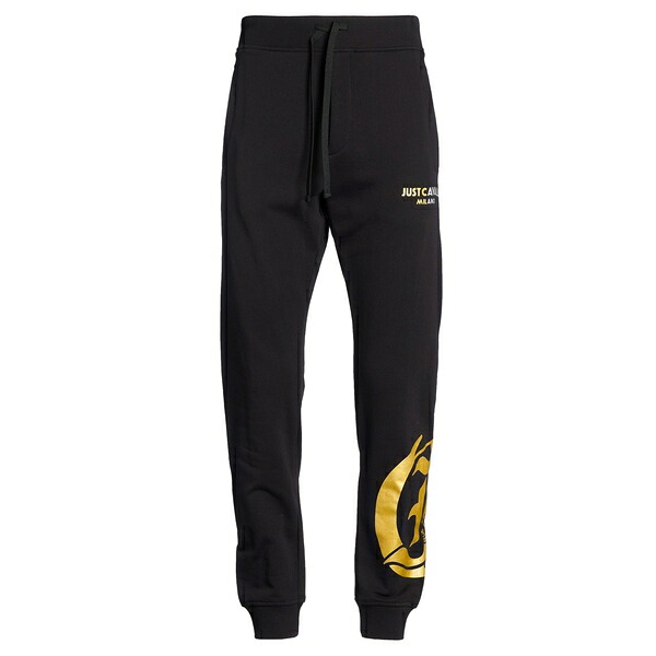 【貨物輸送無料】 ロベルトカヴァリ メンズ 心地好いズボン下 ボトムス Pants Black