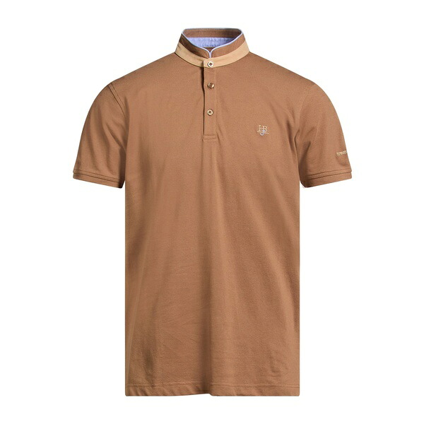【送料無料】 ハーモント & ブレイン メンズ Tシャツ トップス T-shirts Beige|asty