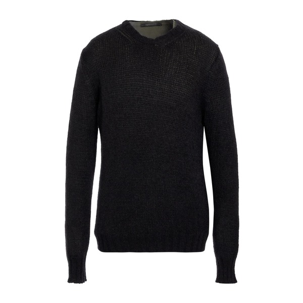 【送料無料】 メッサジェリエ メンズ ニット&セーター アウター Sweaters Black|asty