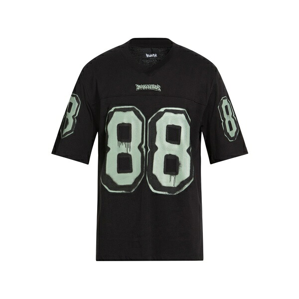 【送料無料】 ディスクレイマー メンズ Tシャツ トップス T-shirts Black|asty