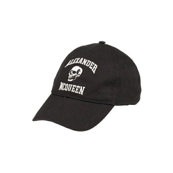 【貨物輸送無料】 マックイーン メンズ かぶり笠 添え物 Hats Black