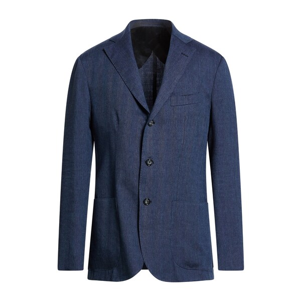 【送料無料】 バルバナポリ メンズ ジャケット＆ブルゾン アウター Blazers Blue｜asty