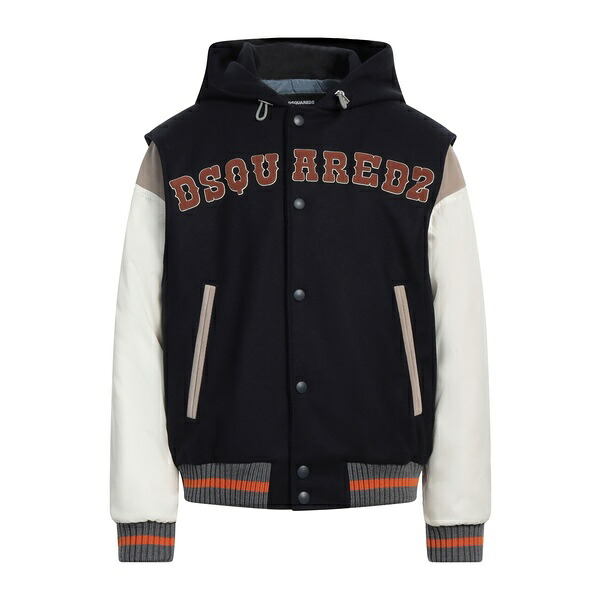【貨物輸送無料】 ディースクエアード メンズ 上衣＆上衣 アウター Jackets Blue