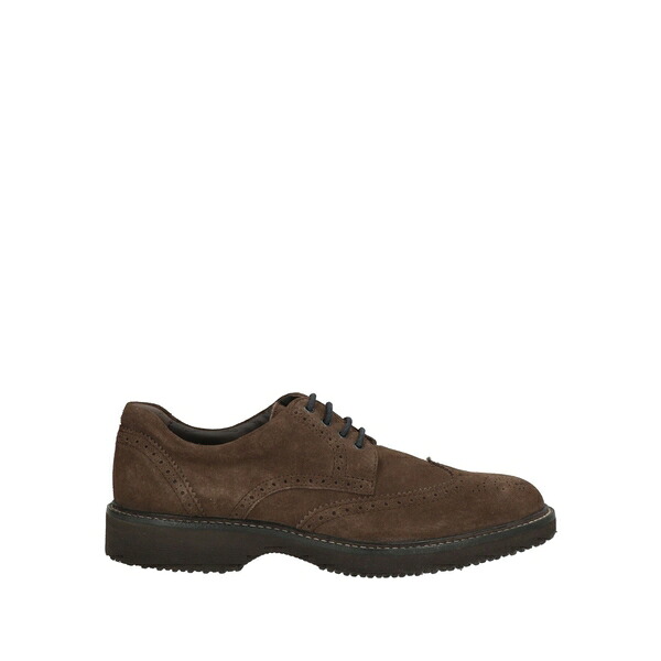 【送料無料】 ホーガン メンズ ドレスシューズ シューズ Lace-up shoes Brown