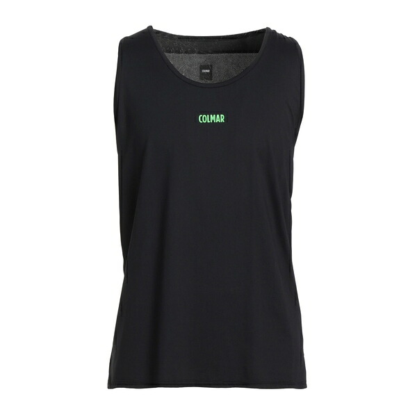 【送料無料】 コルマール メンズ Tシャツ トップス Tank tops Black|asty