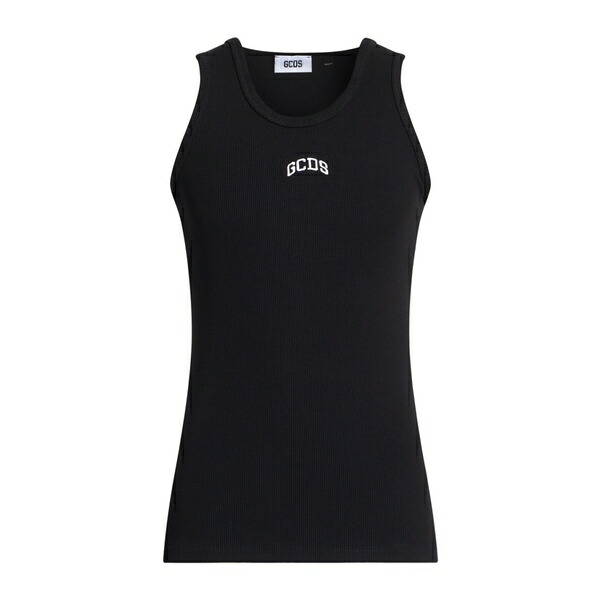 【貨物輸送無料】 ジーシーディーエス メンズ プルオーバー トップス Tank tops Black