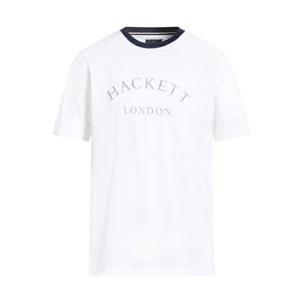 【送料無料】 ハケット メンズ Tシャツ トップス T-shirts White