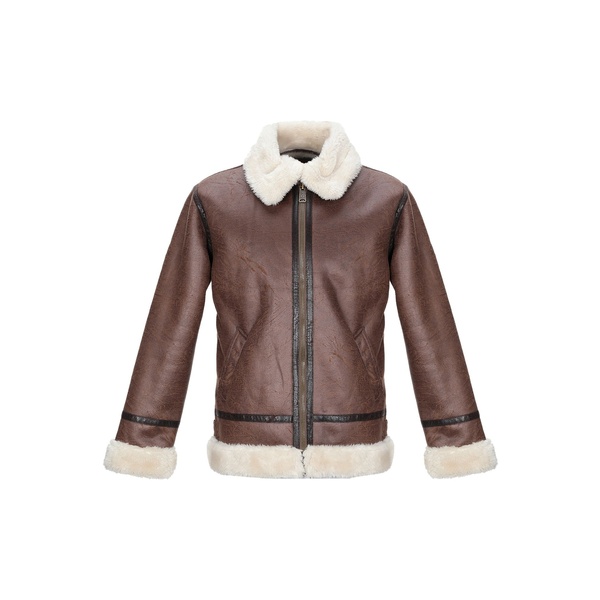 【貨物輸送無料】 アルファインダストリーズ メンズ 上衣＆上衣 アウター Jackets Brown メンズファッション-コート・ジャケット
