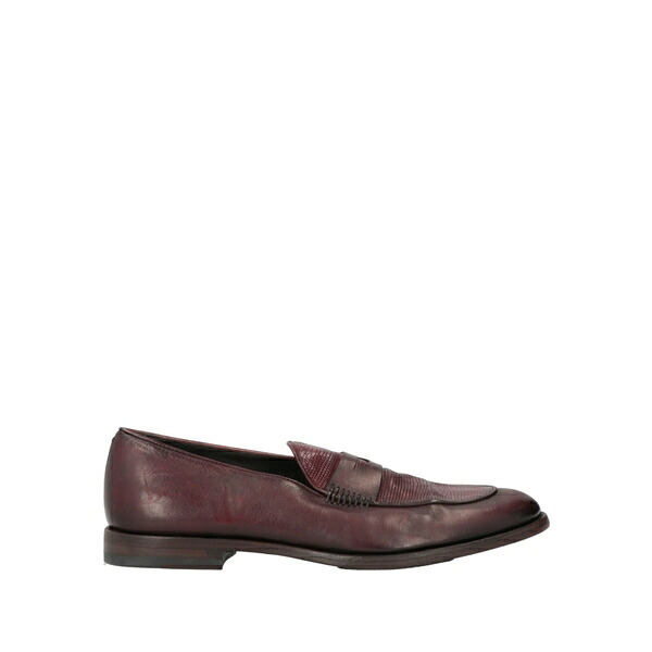 【貨物輸送無料】 パンタネッティ メンズ スリッポン・ローファー シューズ Loafers Red