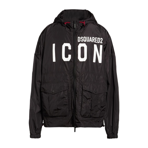 【送料無料】 ディースクエアード メンズ ジャケット＆ブルゾン アウター Jackets Black｜asty