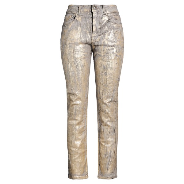 【貨物輸送無料】 リックオウエンス メンズ ジーンズズボン下 ボトムス Jeans Gold