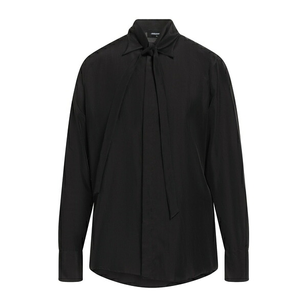 【送料無料】 ディースクエアード メンズ シャツ トップス Shirts Black｜asty