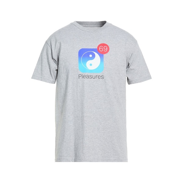 【送料無料】 プレジャーズ メンズ Tシャツ トップス T-shirts Grey｜asty