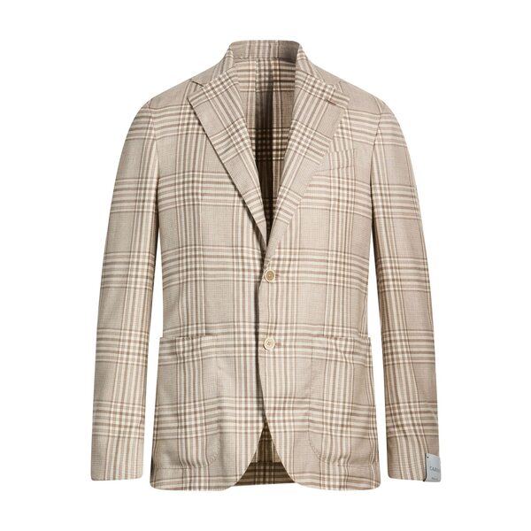 【貨物輸送無料】 カルーゾ メンズ 上衣＆上衣 アウター Blazers Beige