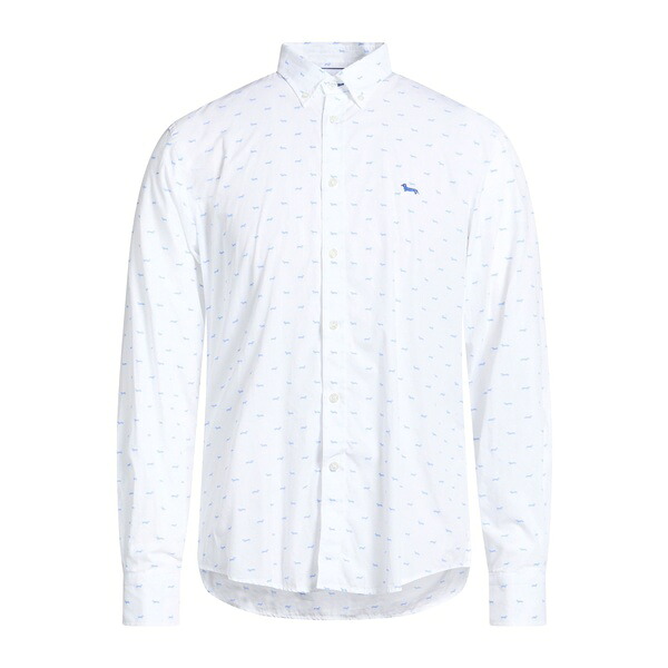 【送料無料】 ハーモント & ブレイン メンズ シャツ トップス Shirts White|asty