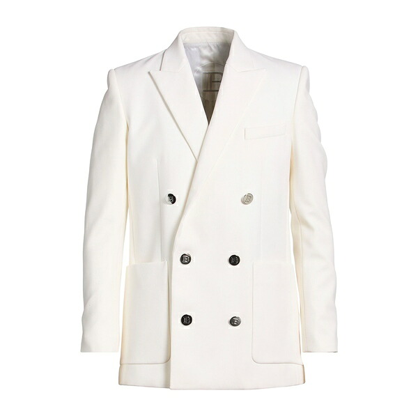 【貨物輸送無料】 バルマン メンズ 上衣＆上衣 アウター Blazers White