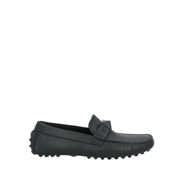 【貨物輸送無料】 ヴァレンティノ ガラヴァーニ メンズ スリッポン・ローファー シューズ Loafers Black