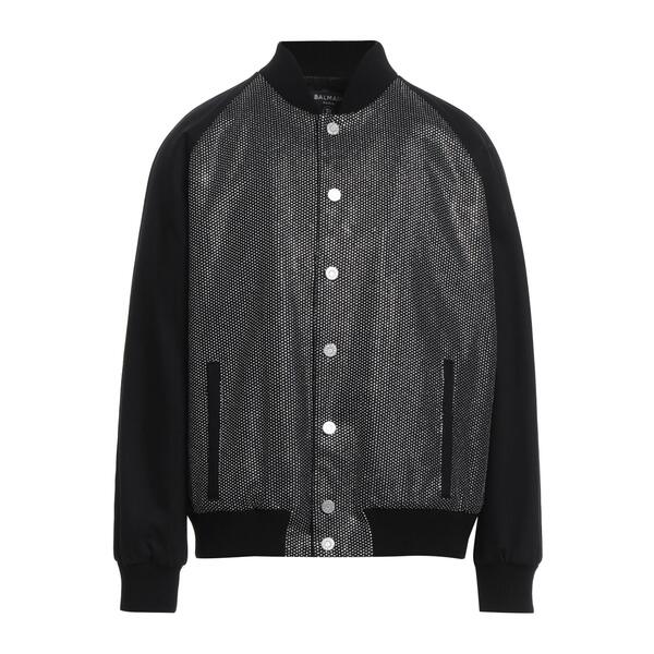 【貨物輸送無料】 バルマン メンズ 上衣＆上衣 アウター Jackets Black