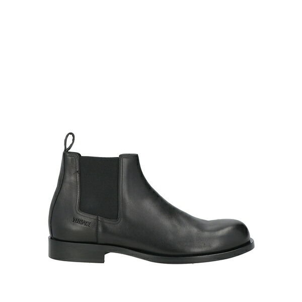 【貨物輸送無料】 ヴェルサーチ メンズ ブーツ シューズ Ankle boots Black