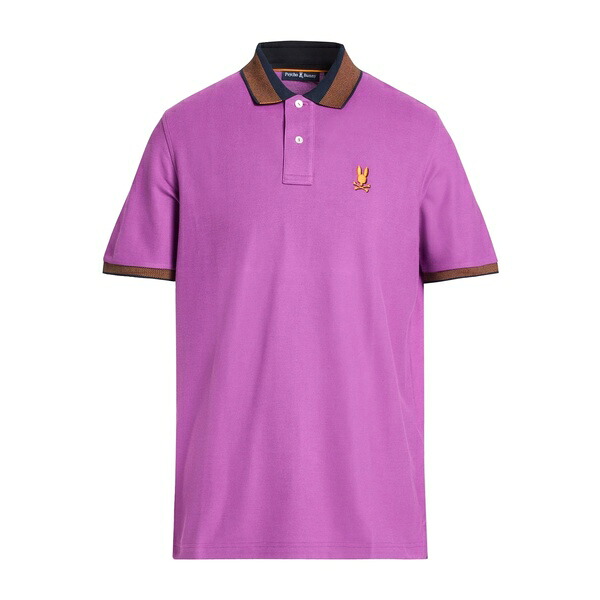 【貨物輸送無料】 サイコバニー メンズ プルオーバー トップス Polo shirts Purple
