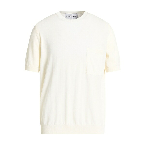 【送料無料】 アマラント メンズ ニット&セーター アウター Sweaters White|asty