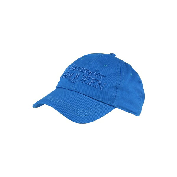 【貨物輸送無料】 マックイーン メンズ かぶり笠 添え物 Hats Blue