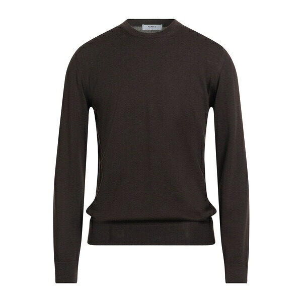 【貨物輸送無料】 アルファス テューディオ メンズ 編み物\u0026プルオーバー アウター Sweaters Brown